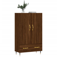 Thumbnail for Highboard Braun Eichen-Optik 69,5x31x115 cm Holzwerkstoff