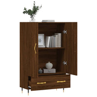 Thumbnail for Highboard Braun Eichen-Optik 69,5x31x115 cm Holzwerkstoff