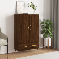 Thumbnail for Highboard Braun Eichen-Optik 69,5x31x115 cm Holzwerkstoff