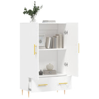 Thumbnail for Highboard Weiß 69,5x31x115 cm Holzwerkstoff