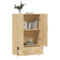 Thumbnail for Highboard Sonoma-Eiche 69,5x31x115 cm Holzwerkstoff