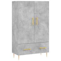 Thumbnail for Highboard Betongrau 69,5x31x115 cm Holzwerkstoff