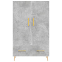 Thumbnail for Highboard Betongrau 69,5x31x115 cm Holzwerkstoff