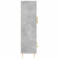 Thumbnail for Highboard Betongrau 69,5x31x115 cm Holzwerkstoff