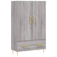 Thumbnail for Highboard Grau Sonoma 69,5x31x115 cm Holzwerkstoff