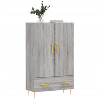 Thumbnail for Highboard Grau Sonoma 69,5x31x115 cm Holzwerkstoff