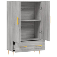 Thumbnail for Highboard Grau Sonoma 69,5x31x115 cm Holzwerkstoff