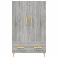 Thumbnail for Highboard Grau Sonoma 69,5x31x115 cm Holzwerkstoff
