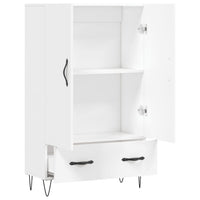 Thumbnail for Highboard Weiß 69,5x31x115 cm Holzwerkstoff