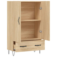 Thumbnail for Highboard Sonoma-Eiche 69,5x31x115 cm Holzwerkstoff