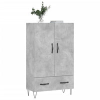 Thumbnail for Highboard Betongrau 69,5x31x115 cm Holzwerkstoff