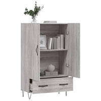 Thumbnail for Highboard Grau Sonoma 69,5x31x115 cm Holzwerkstoff