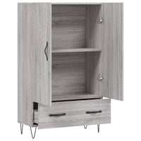 Thumbnail for Highboard Grau Sonoma 69,5x31x115 cm Holzwerkstoff
