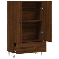 Thumbnail for Highboard Braun Eichen-Optik 69,5x31x115 cm Holzwerkstoff