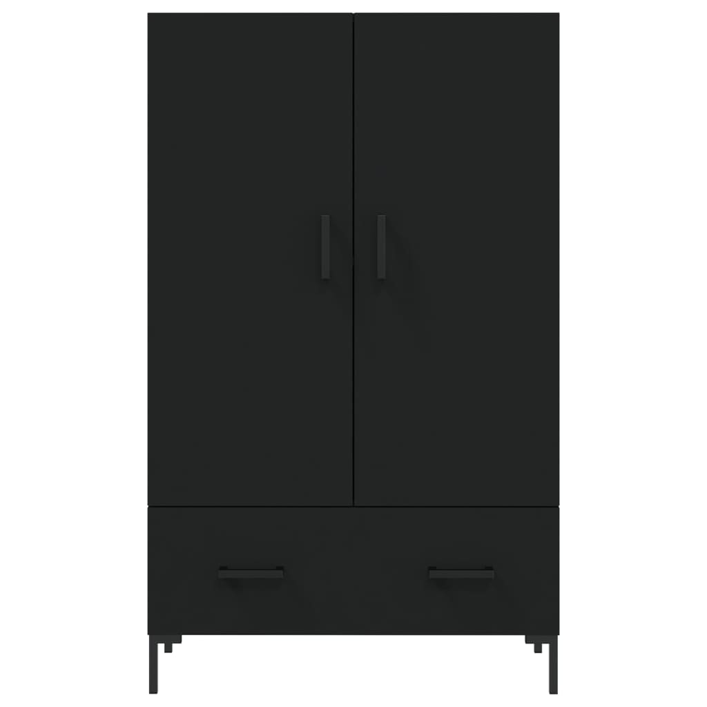 Highboard Schwarz 69,5x31x115 cm Holzwerkstoff