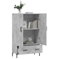 Thumbnail for Highboard Betongrau 69,5x31x115 cm Holzwerkstoff
