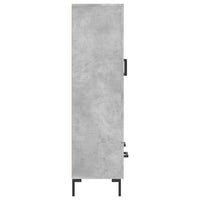 Thumbnail for Highboard Betongrau 69,5x31x115 cm Holzwerkstoff