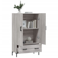 Thumbnail for Highboard Grau Sonoma 69,5x31x115 cm Holzwerkstoff