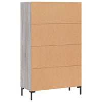 Thumbnail for Highboard Grau Sonoma 69,5x31x115 cm Holzwerkstoff