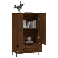 Thumbnail for Highboard Braun Eichen-Optik 69,5x31x115 cm Holzwerkstoff