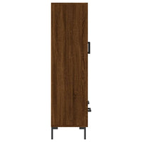 Thumbnail for Highboard Braun Eichen-Optik 69,5x31x115 cm Holzwerkstoff