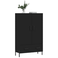 Thumbnail for Highboard Schwarz 69,5x31x115 cm Holzwerkstoff