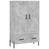 Thumbnail for Highboard Betongrau 69,5x31x115 cm Holzwerkstoff