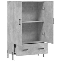 Thumbnail for Highboard Betongrau 69,5x31x115 cm Holzwerkstoff