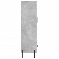 Thumbnail for Highboard Betongrau 69,5x31x115 cm Holzwerkstoff