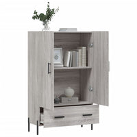 Thumbnail for Highboard Grau Sonoma 69,5x31x115 cm Holzwerkstoff