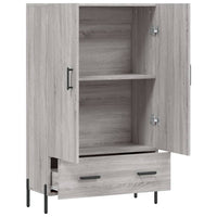 Thumbnail for Highboard Grau Sonoma 69,5x31x115 cm Holzwerkstoff