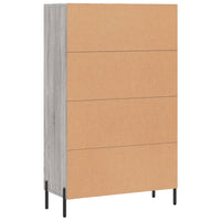 Thumbnail for Highboard Grau Sonoma 69,5x31x115 cm Holzwerkstoff
