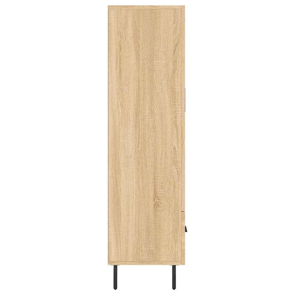 Highboard Sonoma-Eiche 69,5x31x115 cm Holzwerkstoff