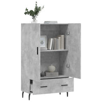 Thumbnail for Highboard Betongrau 69,5x31x115 cm Holzwerkstoff