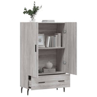 Thumbnail for Highboard Grau Sonoma 69,5x31x115 cm Holzwerkstoff