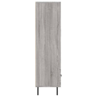 Thumbnail for Highboard Grau Sonoma 69,5x31x115 cm Holzwerkstoff