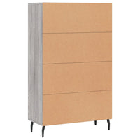 Thumbnail for Highboard Grau Sonoma 69,5x31x115 cm Holzwerkstoff