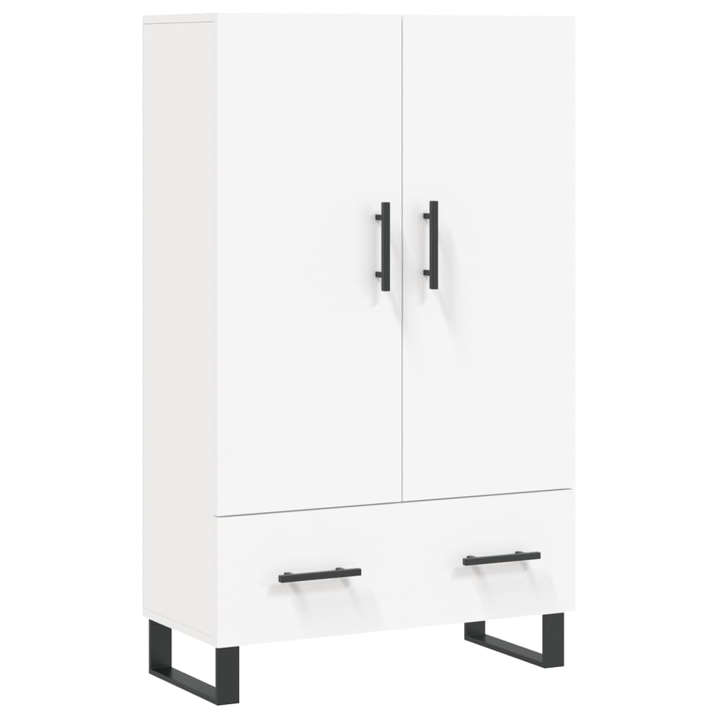 Highboard Weiß 69,5x31x115 cm Holzwerkstoff
