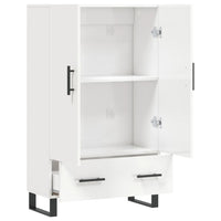 Thumbnail for Highboard Hochglanz-Weiß 69,5x31x115 cm Holzwerkstoff
