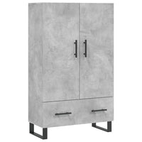 Thumbnail for Highboard Betongrau 69,5x31x115 cm Holzwerkstoff