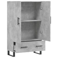 Thumbnail for Highboard Betongrau 69,5x31x115 cm Holzwerkstoff