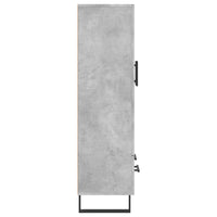 Thumbnail for Highboard Betongrau 69,5x31x115 cm Holzwerkstoff