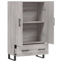 Thumbnail for Highboard Grau Sonoma 69,5x31x115 cm Holzwerkstoff
