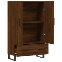 Thumbnail for Highboard Braun Eichen-Optik 69,5x31x115 cm Holzwerkstoff