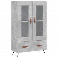 Thumbnail for Highboard Betongrau 69,5x31x115 cm Holzwerkstoff