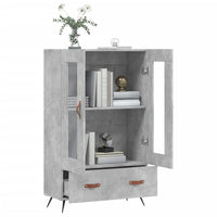 Thumbnail for Highboard Betongrau 69,5x31x115 cm Holzwerkstoff