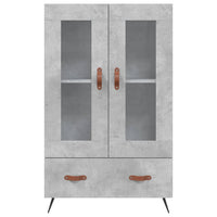 Thumbnail for Highboard Betongrau 69,5x31x115 cm Holzwerkstoff