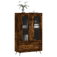 Thumbnail for Highboard Räuchereiche 69,5x31x115 cm Holzwerkstoff