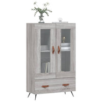 Thumbnail for Highboard Grau Sonoma 69,5x31x115 cm Holzwerkstoff
