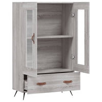 Thumbnail for Highboard Grau Sonoma 69,5x31x115 cm Holzwerkstoff
